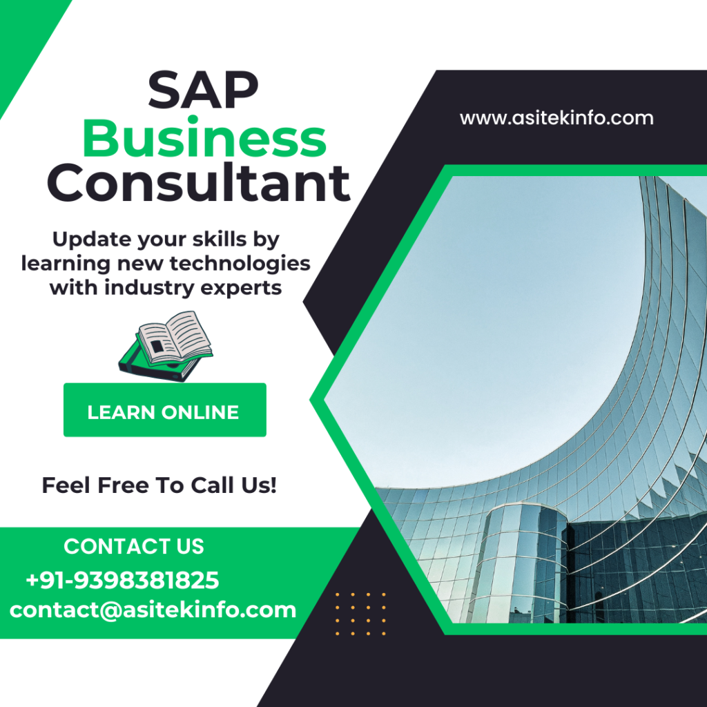 SAP Business Consultant-Learn Online